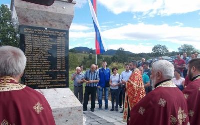 Помен за 16 убијених Срба из Сердара код Котор Вароша